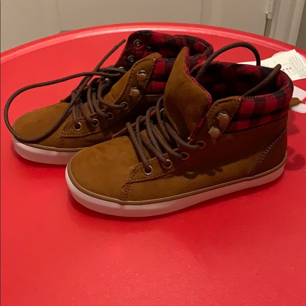 Gap Cognac boy boots - size 12 in kids